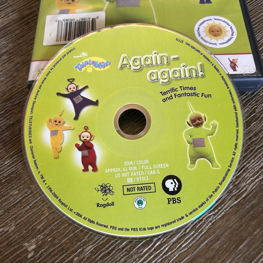 Teletubbies Again Again DVD Authentic 2004 REGION 1 USA Release Kids TV Show - Picture 3 of 4